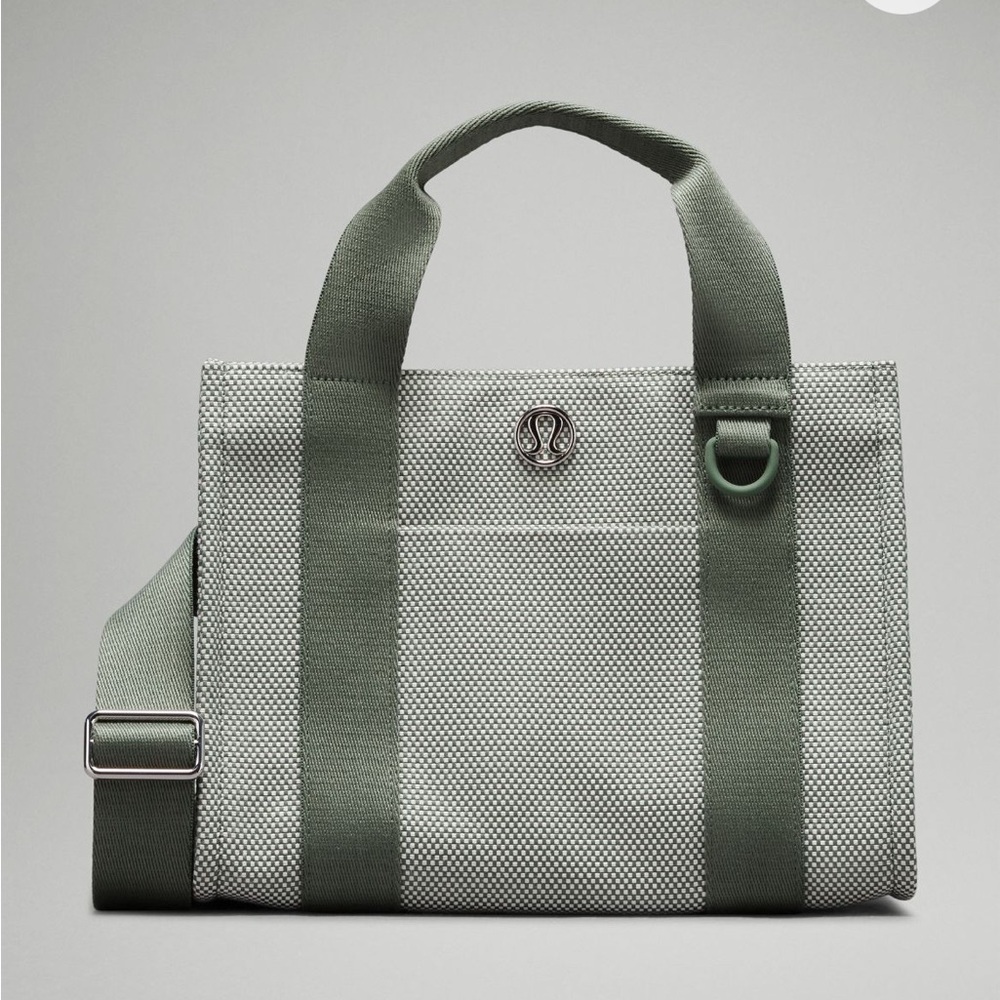 lululemon athletica Gray and Green Tote Bag